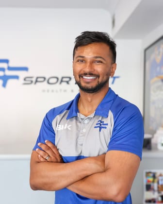 Jay Kasthuri, Principal and Sports Physiotherapist at SportsFit Health & Rehab